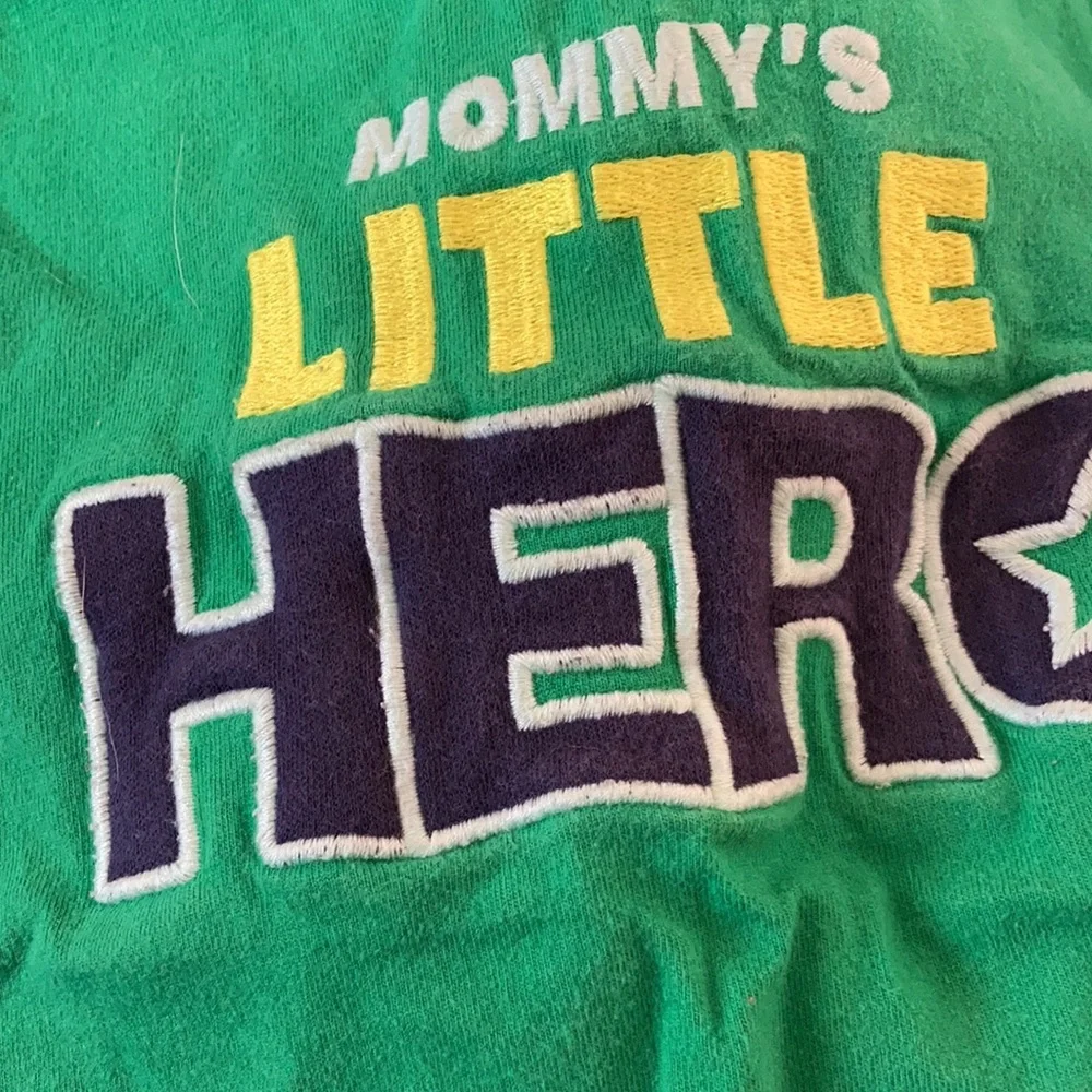 Child of mine mommy’s little hero tee 18 months